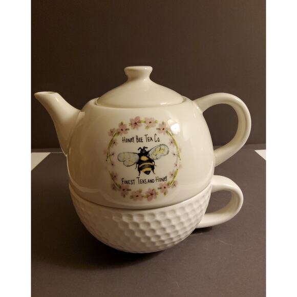 Honeybee Teapot and Mug Set - Picture 1 of 3